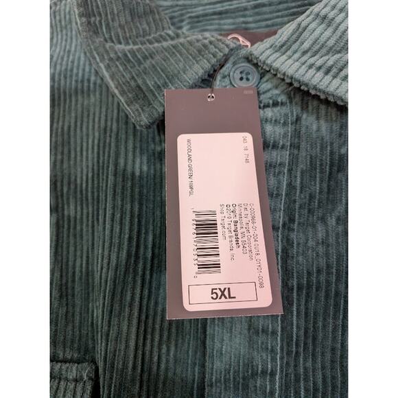 Woodland green Corduroy 5x From original use - Picture 2 of 6